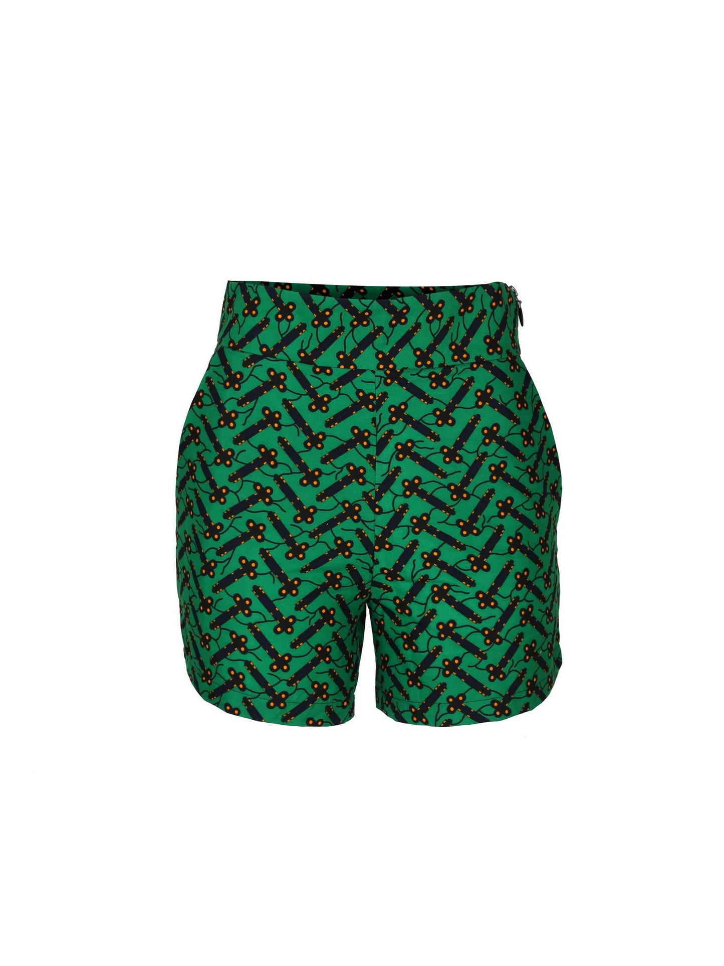 Elly African Print Shorts
